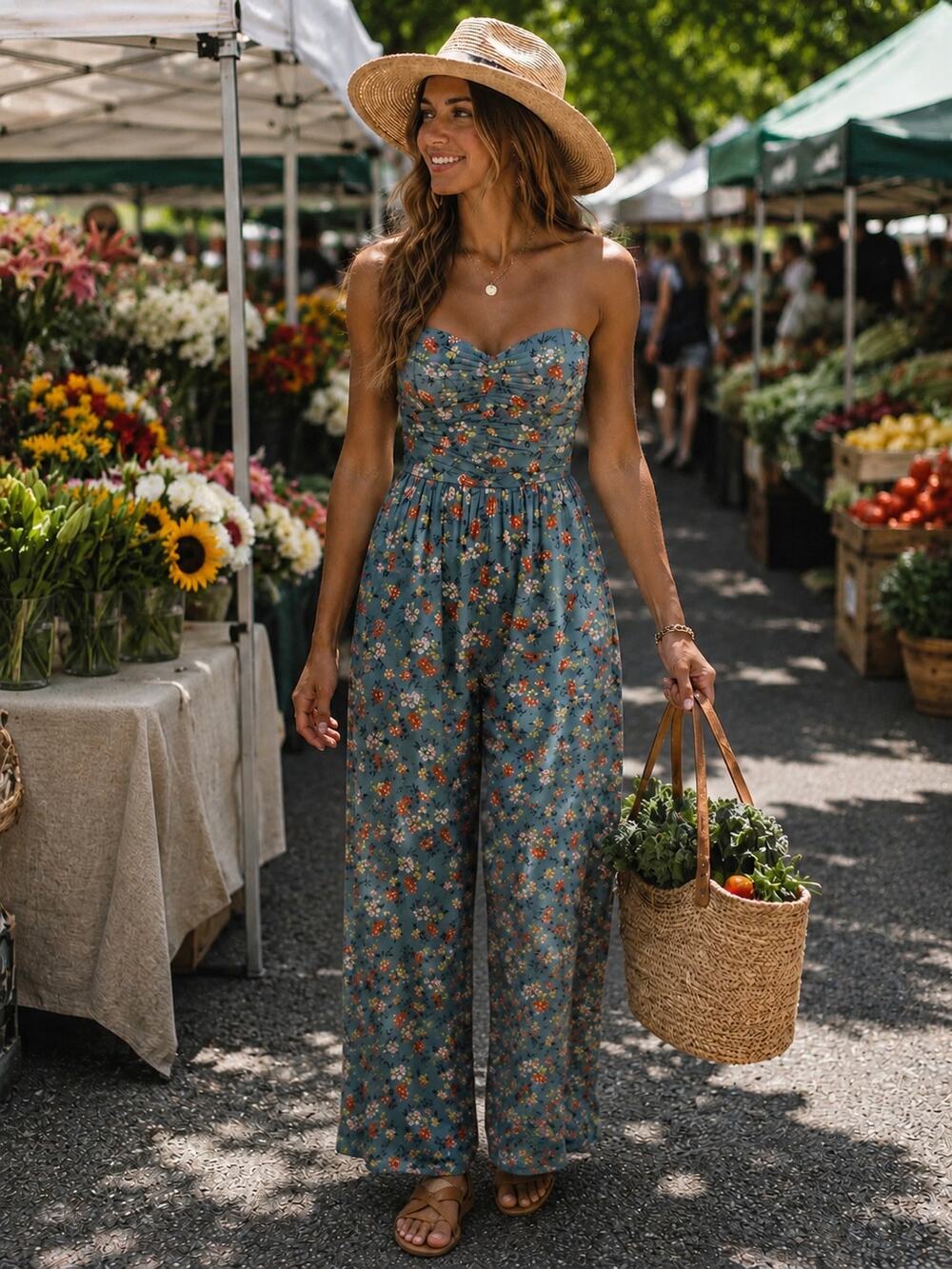 B.O.G. Collective Jumpsuit w/ POCKETS NWT Medium